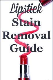 remove lipstick stain from carpet