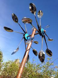 My New Spoon Wind Spinner Made From