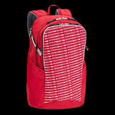 porsche backpack canvas red