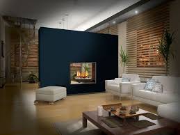 Fireplace As A Wall Divider All We