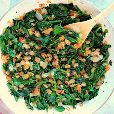 best sauteed spinach crunchy creamy sweet