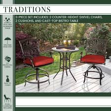 Traditions 3 Piece High Dining Set