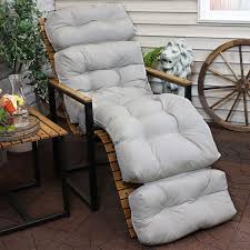 Tufted Chaise Lounge Outdoor Chaise