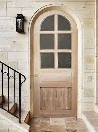 Custom Built Solid Wood Arched Door