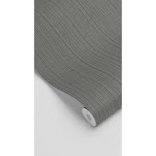 wallpaper woven fabric effect slate