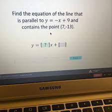 Find The Equation Of The Line That Is