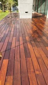 brown ipe wood deck flooring service