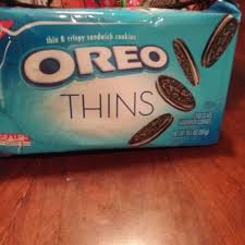oreo oreo thins and nutrition facts