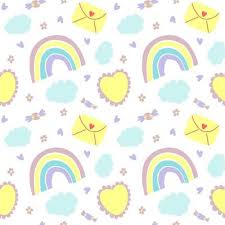 Rainbow Clouds Cans Envelope