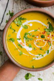 summer squash soup with coconut