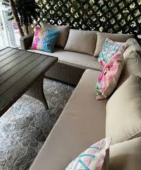 Rattan Wicker Sectional Sofa Set