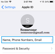 how to change apple id without access