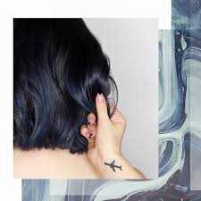 Experts recommend that to dye black hair blue, you must first lighten it to a blonder hue. How To Achieve The Blue Black Hair Color Look Wella Professionals