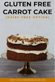 gluten free carrot cake recipe dairy