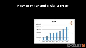 How To Move And Resize A Chart In Excel