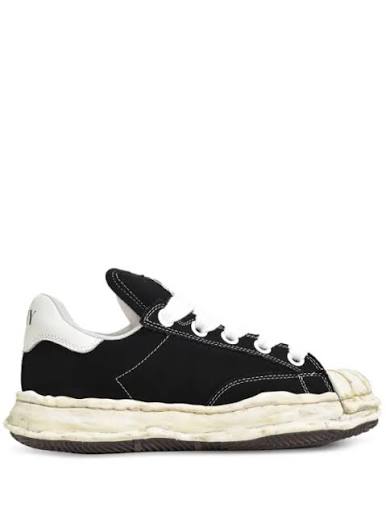 Maison MIHARA YASUHIRO Blakey Trainers | Black | FARFETCH IN
