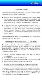 If you want to update your credit line, please submit your income documents along with the form to change your card type. Ecs Facility In Citibank 2020 2021 Student Forum