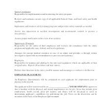 Electrical Safety Program Template Sample Cal Health And