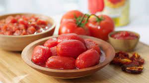 subsute raw tomatoes with canned