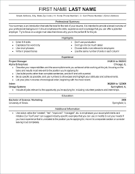 Free Sales Manager Resume Templates Topgamers Xyz