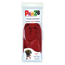 Details About Pawz Protex Dog Boots Water Proof Paws Disposable Reusable Small Red