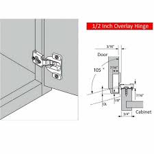 compact cabinet door hinge hardware