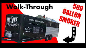 bbq food truck trailer walkthrough
