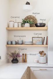 How To Style Open Kitchen Shelving That