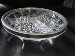 Cristal Cut Glass Serving Tray