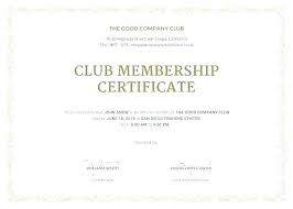 Free Honorary Certificate Templates Member Membership