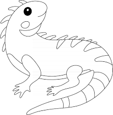 37+ iguana coloring pages for printing and coloring. Iguana Kids Coloring Page Great For Beginner Coloring Book 2514260 Vector Art At Vecteezy