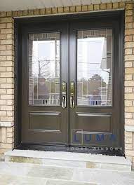 Imola Glass Design Steel Entry Door