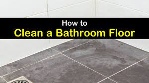 4 simple ways to clean a bathroom floor