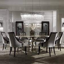 From furniture to home decor, we have everything you need to create a room designs you don't have to imagine. Large Round Italian Champagne Leaf Dining Table And Chairs Set Juliettes Interiors