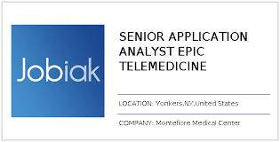 Senior Application Analyst Epic Telemedicine Job At