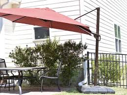 an outdoor patio umbrella