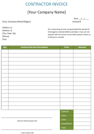 Building Work Receipt Template Building Invoice Template Nw Designs