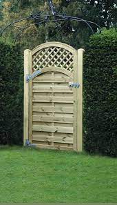 Arched Lattice Top Gate Garden Gates