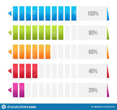 Creative Vector Illustration Of Columns Bar Chart