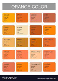 Orange Color Palettes