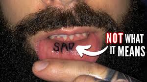 i got my inner lip tattooed it doesn