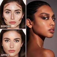 nose contour face contour makeup