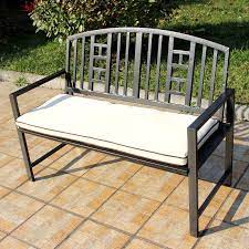 Ellister 2 Seater Steel Bench 118cm