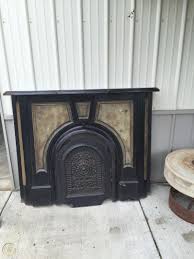 vintage cast iron fireplace surround