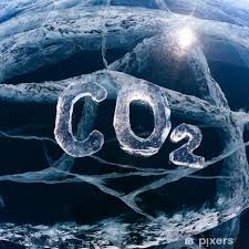 poster icy chemical formula of carbon