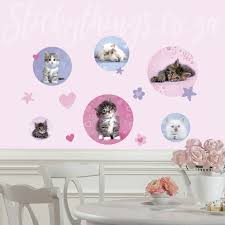Kitty Dots Wall Stickers L And