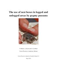 Pdf The Use Of Nest Boxes In Logged And Unlogged Areas By