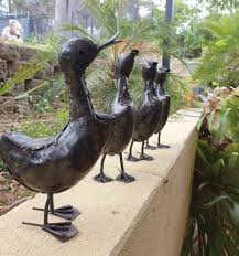 Ducks Metal Garden Art Garden Zoo