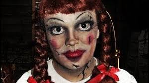 annabelle doll costume makeup