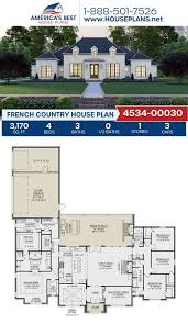 House Plan 4534 00030 French Country